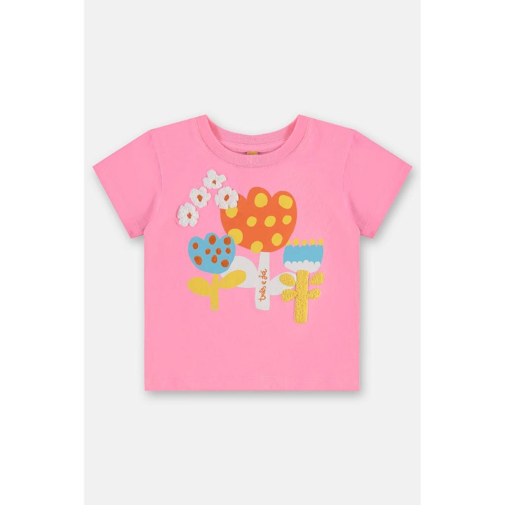 Conjunto Menina com Blusa e Short Três e Já · foto 2