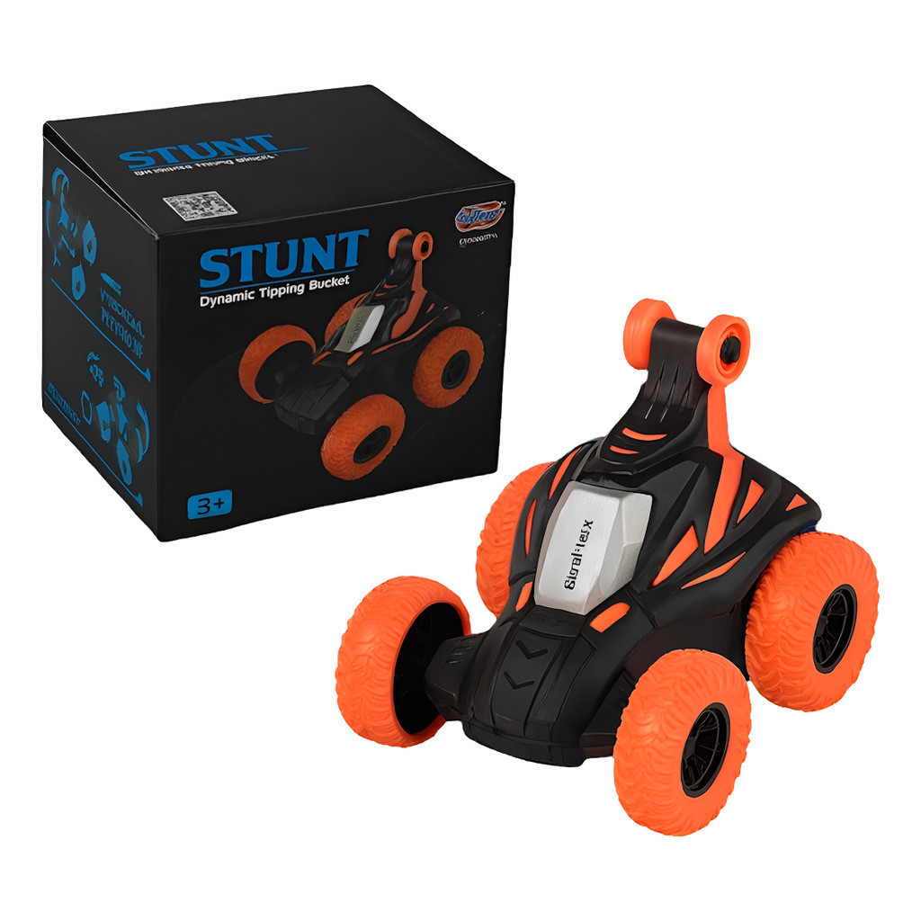 Carrinho Stunt Infantil Com Luzes E Manobras Radicais