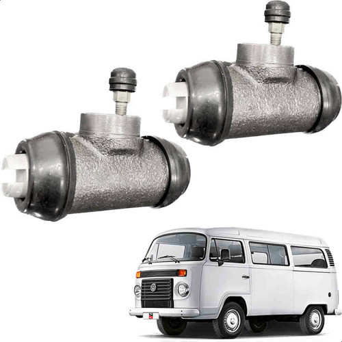 Par Cilindro Roda Burrinho Freio Traseiro Kombi 1975 A 2014 em Oferta na Shopee