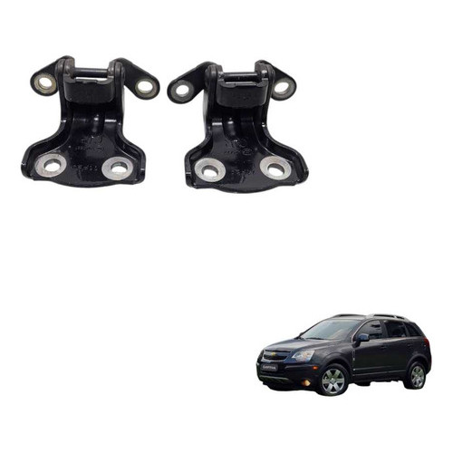 Par Dobradiça Porta Traseira Esquerda Gm Captiva 2011