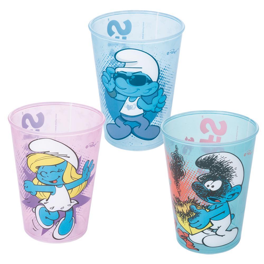 Copo Smurfs Smurfette Sortido 1 Peça 320 ml Plasútil em Oferta na Shopee