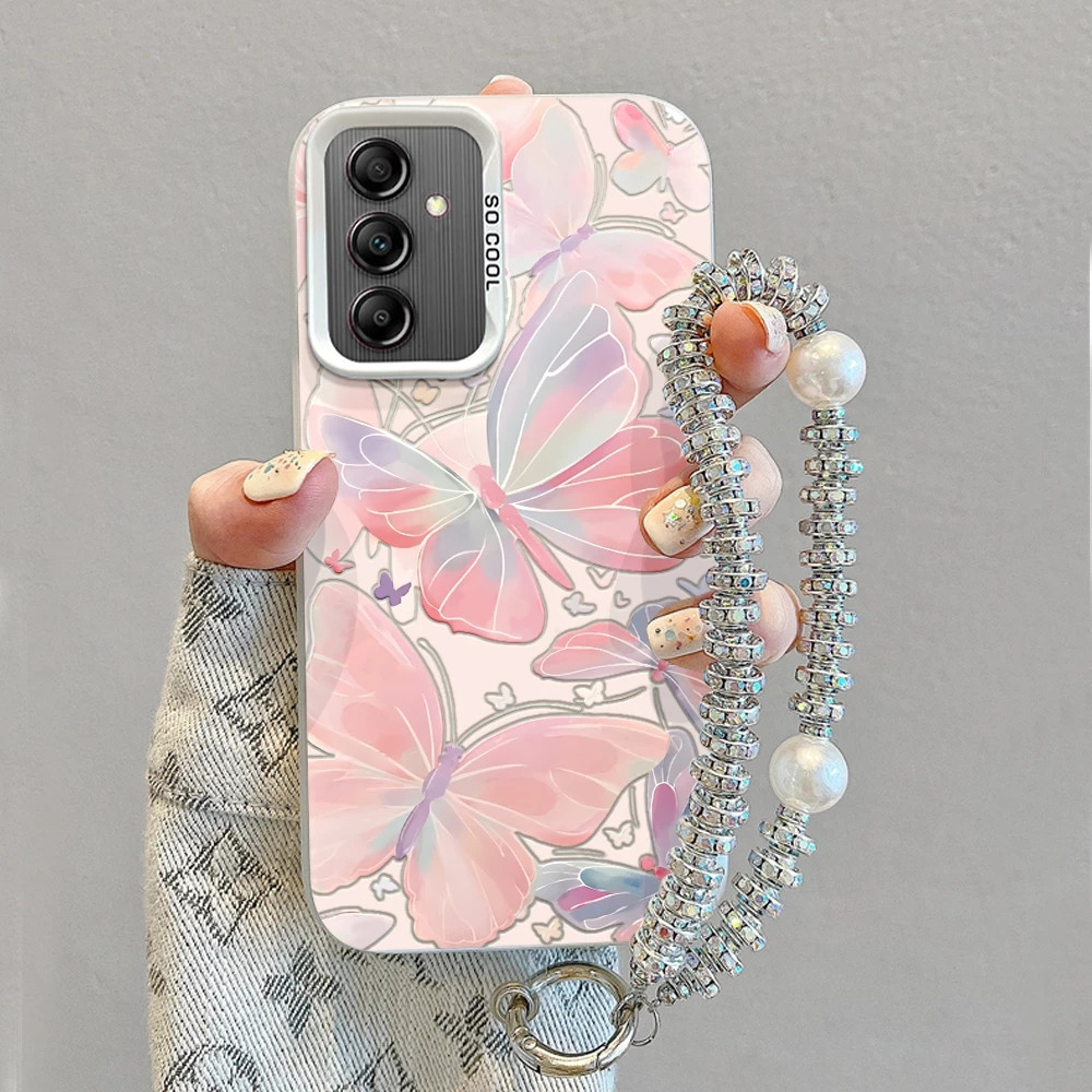 Capinha Capa Para Redmi A2 A3 A5 10C 12 13 14C POCO X3 X5 PRO Note8 9 10 11 12 13 Borboletas coloridas em Oferta na Shopee