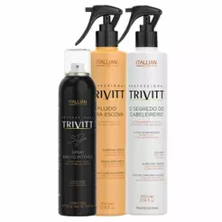 Kit O Segredo 300 Ml + Fluido + Brilho Intenso