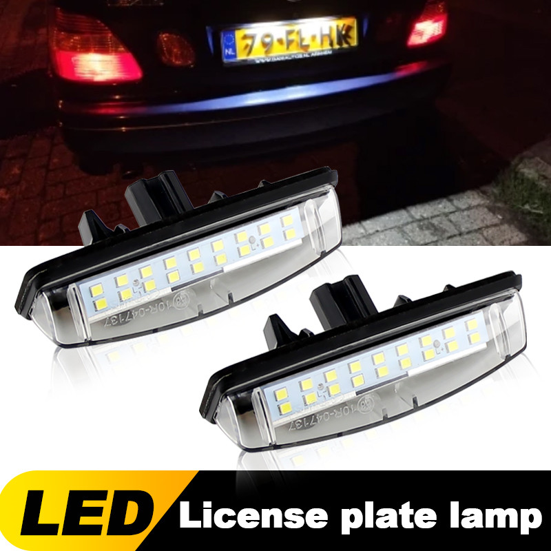 2 Peças Para Lexus Is200/Is300 Gs300/Gs430/Gs400 Ls430 Es300/Es330 Rx300/Rx330/Rx350 LX470/LX570/GX470 Led Luz Da Placa 