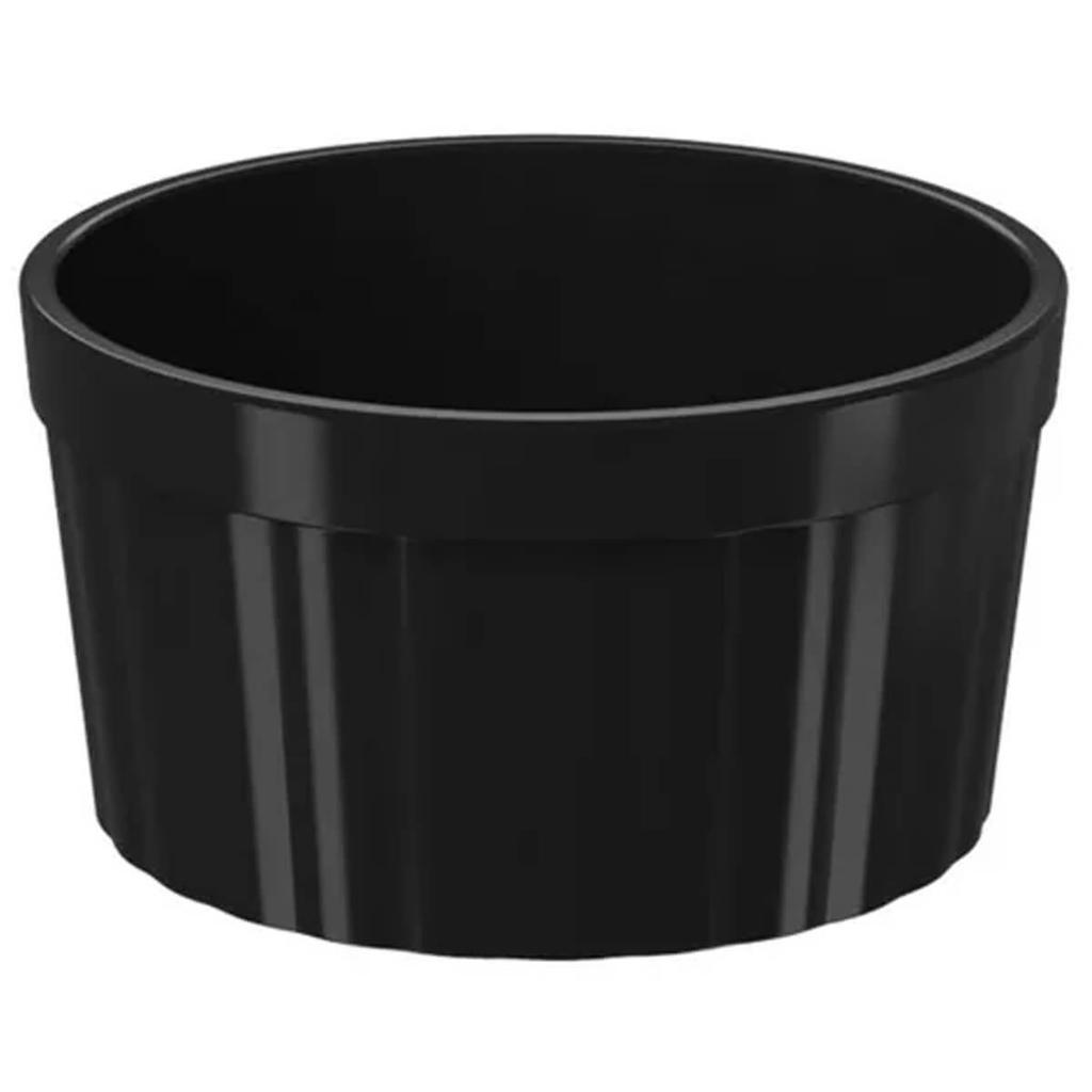 Ramekim Preto 150ml Molheira Brinox Pote Molho Potinho Petiscos Pequena Coza