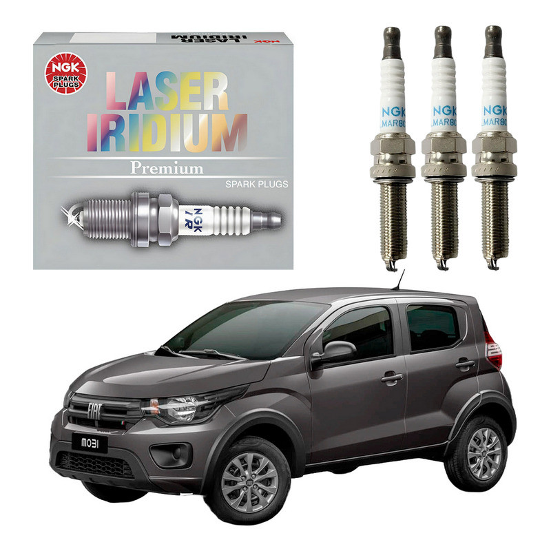Jogo Velas Ngk Mobi 1.0 6v 3cc 2022 A 2025