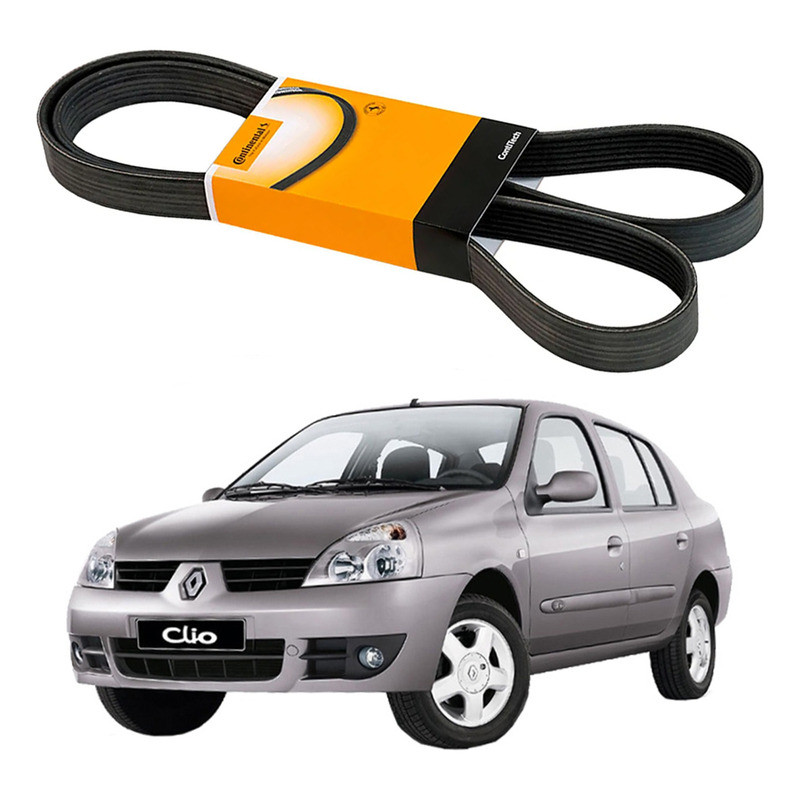 Correia Alternador Clio Sedan 1.6 16v 2003 A 2009