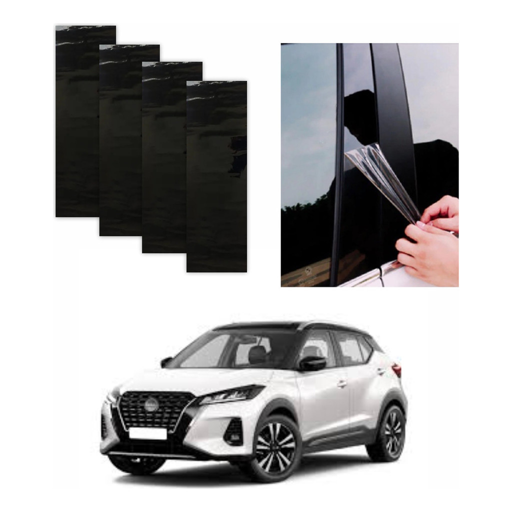 Protetor Coluna  Black Piano  Nissan Kicks 2015 A 2025