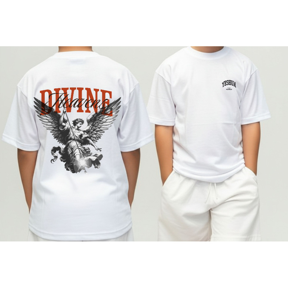 STREETGANG Camiseta Infantil Esitilos Malha 30.1 100% Algodão Camisa Juvenil Estilosa Jesus Cristão