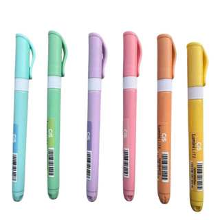 Marca Texto Cis Lumini Lite Pastel kit com 6 Cores em Oferta na Shopee