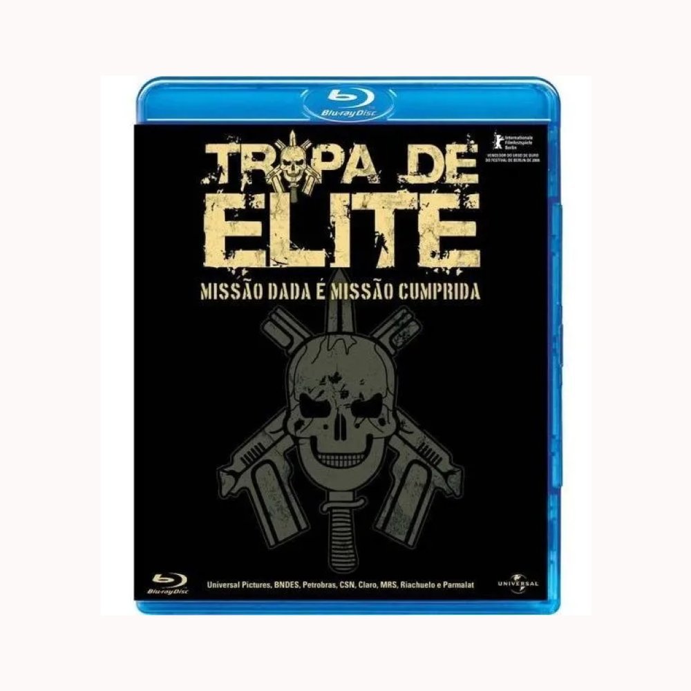 Blu Ray tropa de elite - missão dada é missão cumprida