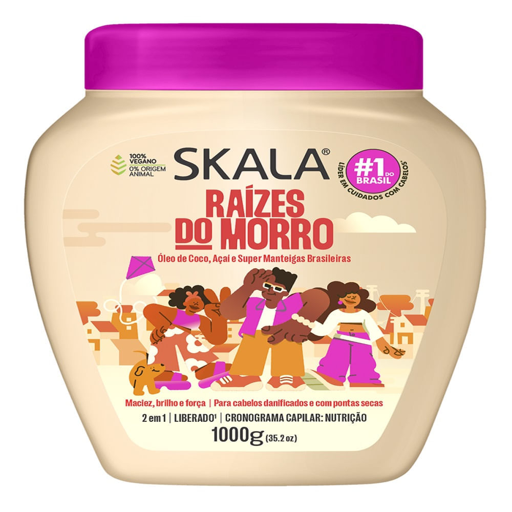 Creme de Tratamento Skala Raizes do Morro 1kg em Oferta na Shopee