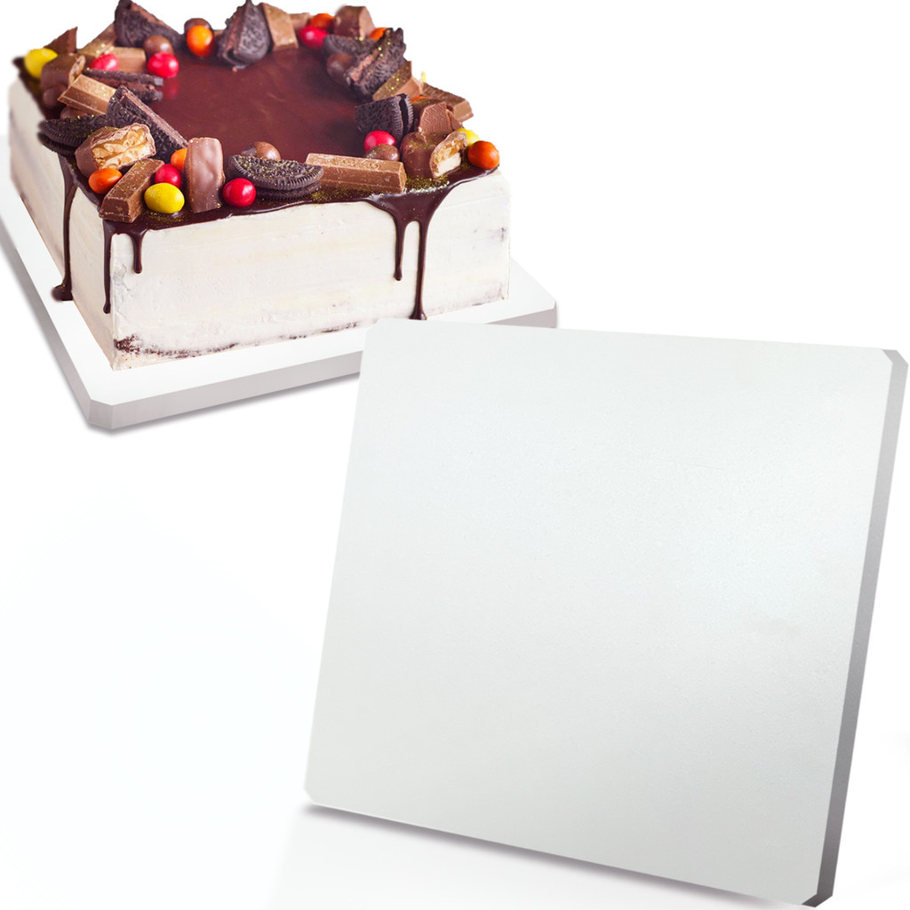 Tabuleiro Mdf 9mm Quadrado 45x45cm Para Bolo Confeitaria
