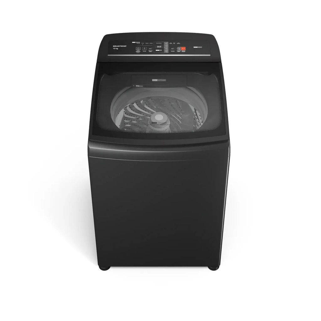 Máquina de Lavar Brastemp 15Kg Cinza Timer Pro - BWT15A9