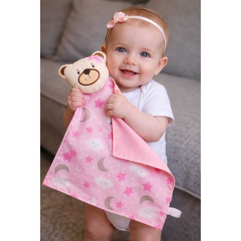 Naninha com Bichinho Bordado + Prendedor de Chupeta Diversos