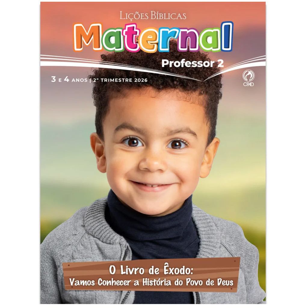 Revista Lições Bíblica Maternal Professor 2º Trimestre 2026