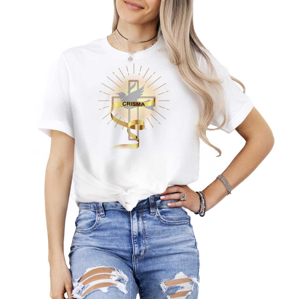 Camiseta blusa Sacramento Crisma Crismando Espírito Santo 24