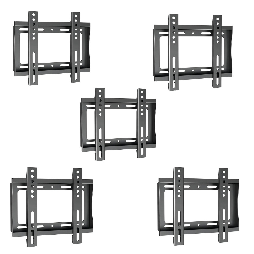 Kit 5 Suporte Tv Fixo Parede Universal Tvs 14 A 55 Polegadas