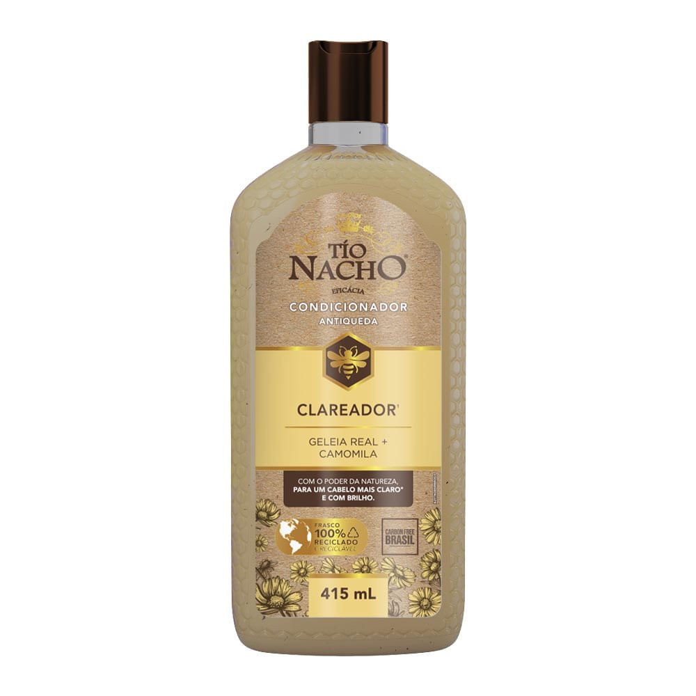 Condicionador Tio Nacho Antiqueda Clareador 415ml em Oferta na Shopee