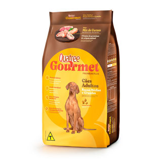 Ração para Cães Quatree Gourmet Adultos Raças Médias e Grandes 20kg em Oferta na Shopee