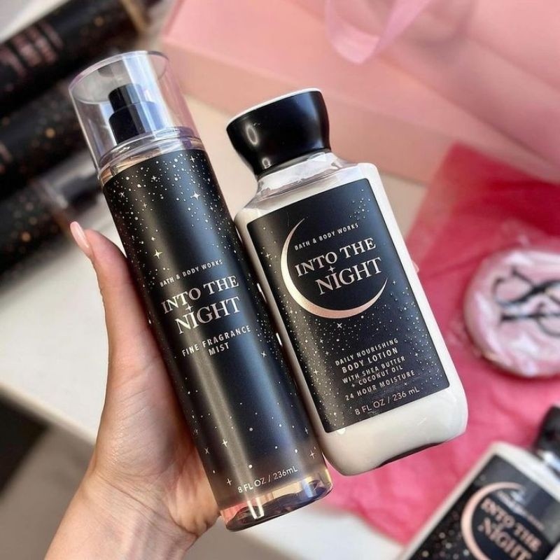 Bath And Body Works Into The Night - Hidratante Corporal e Body Splash | Produtos Importados Originais