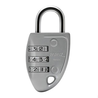 Cadeado com Segredo CS23 30mm Prata Papaiz Zamac e Aço Carbono em Oferta na Shopee