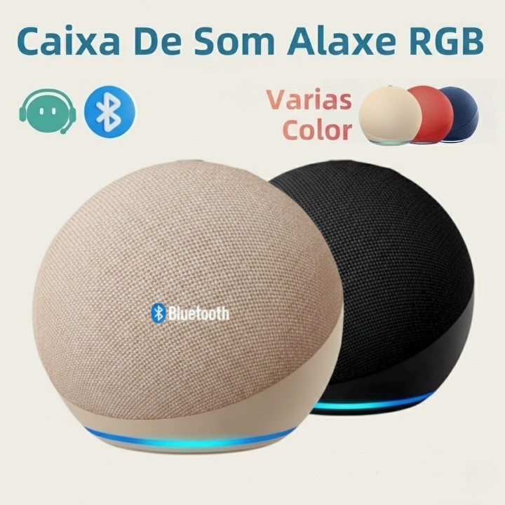 Caixa de som original Alaxe Echo Dot 5ª AIRER geração com envio imediato e melhor preço