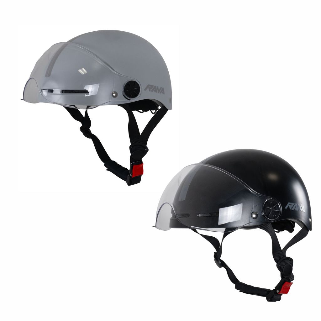 Capacete Rava E-Bike Coquinho Viseira Removível
