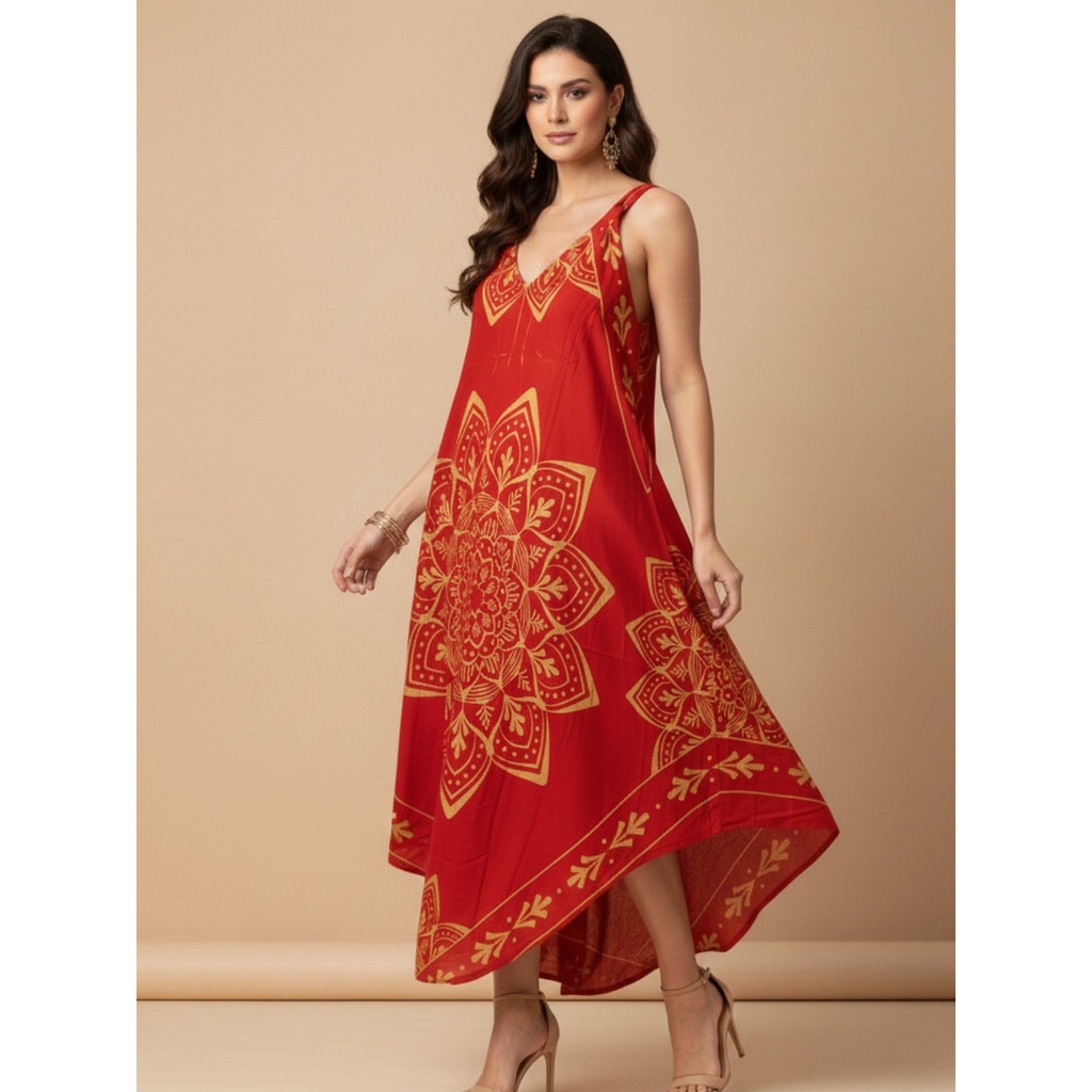 Vestido Midi Estampa - GE1204