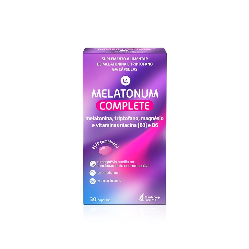 Melatonum Complete - 30 cápsulas em Oferta na Shopee
