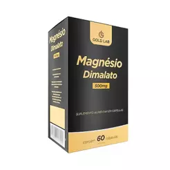 Magnésio Dimalato 500mg Puro Energia 60 Cáps.