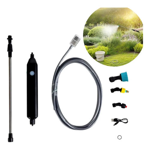 Mangueira Pulverizadora Elétrica Completa Agrícola Jardim Preto em Oferta na Shopee