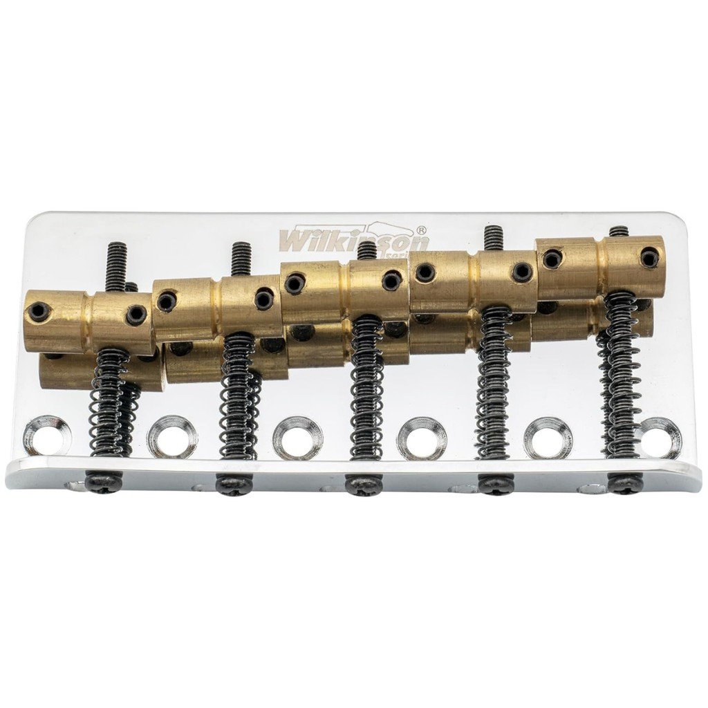 Ponte Wilkinson Saddle de Latão Cromada Para Contra Baixo Fender Jazz Precision Bass