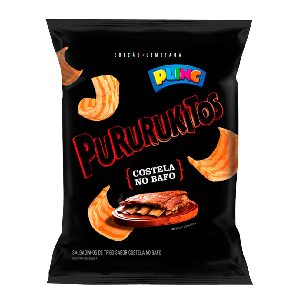 Salgadinho Pururukitos Plinc Costela 70g em Oferta na Shopee
