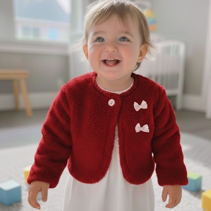 Casaco Infantil Sherpa Peluciado Forrado Inverno Quentinho e Confortável