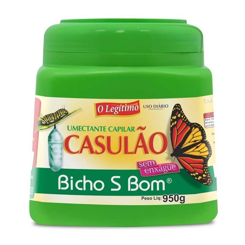 Máscara Capilar De Tratamento Bicho Da Seda Casulão 950g em Oferta na Shopee