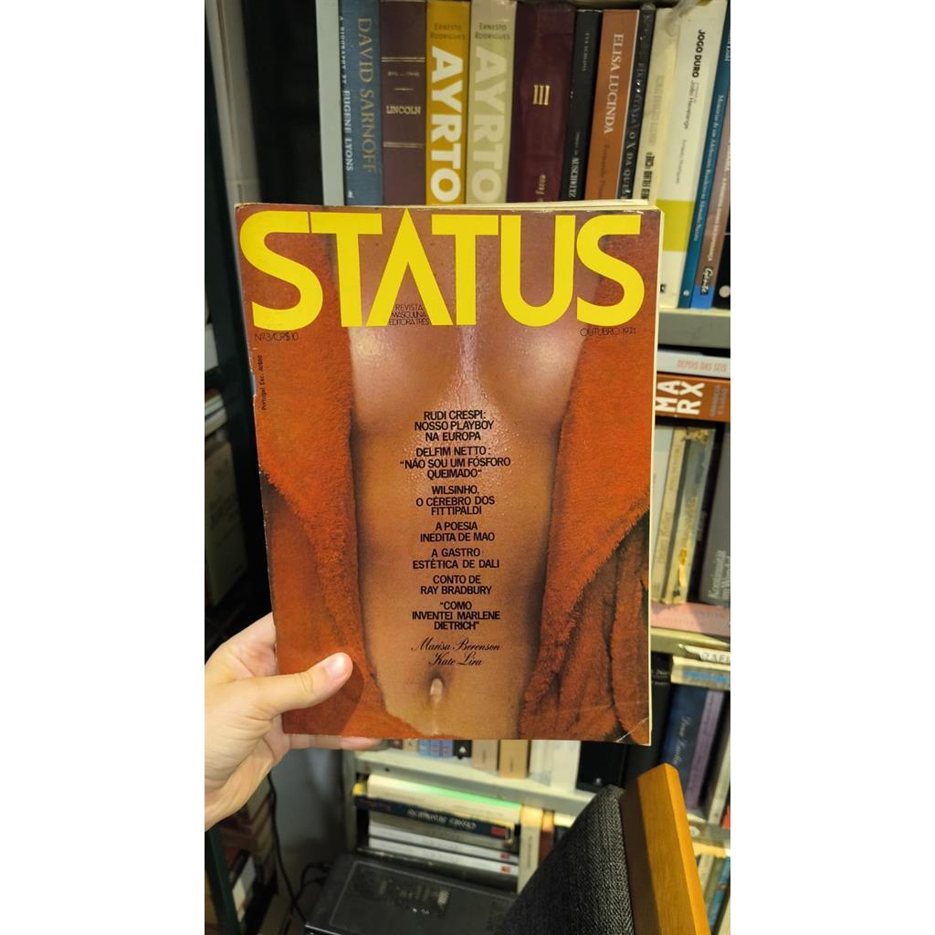 STATUS - Rudi Crespi - Marisa Berenson e Kate Lira - N 3 1974 autor Revista