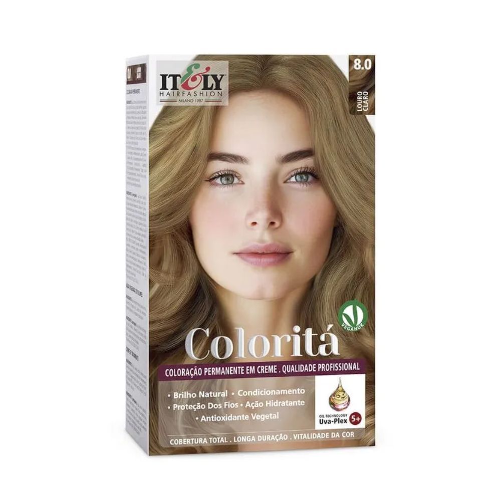 Coloração Itely Coloritá 8.0 Louro Claro em Oferta na Shopee
