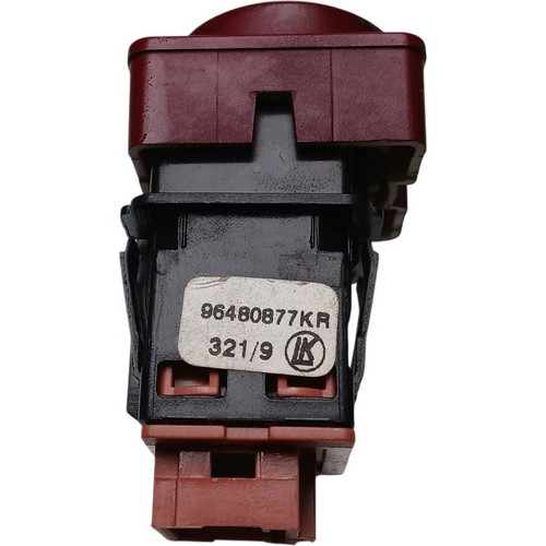 Comando Pisca Alerta Citroen C4 Hatch 1.6 2009 2011 Vermelho