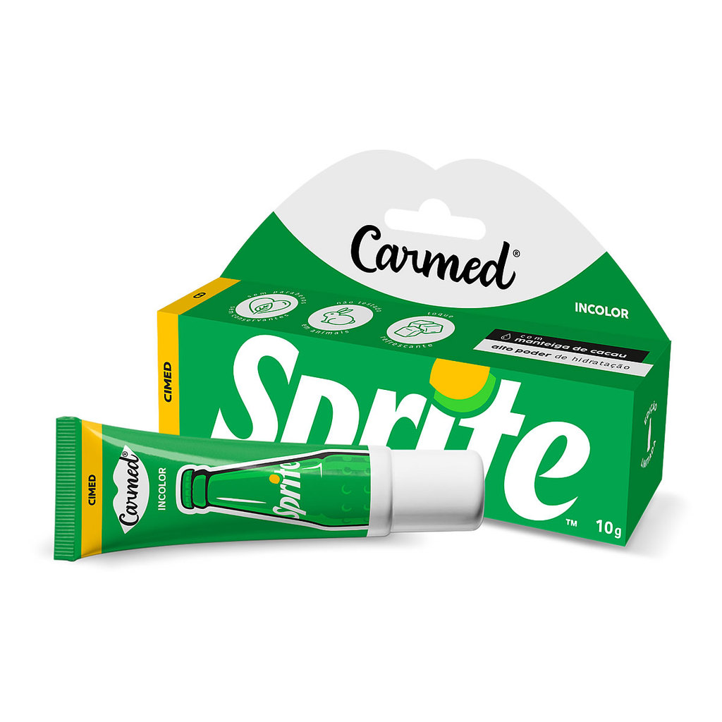 Hidratante Labial Carmed Sprite Incolor 10g em Oferta na Shopee
