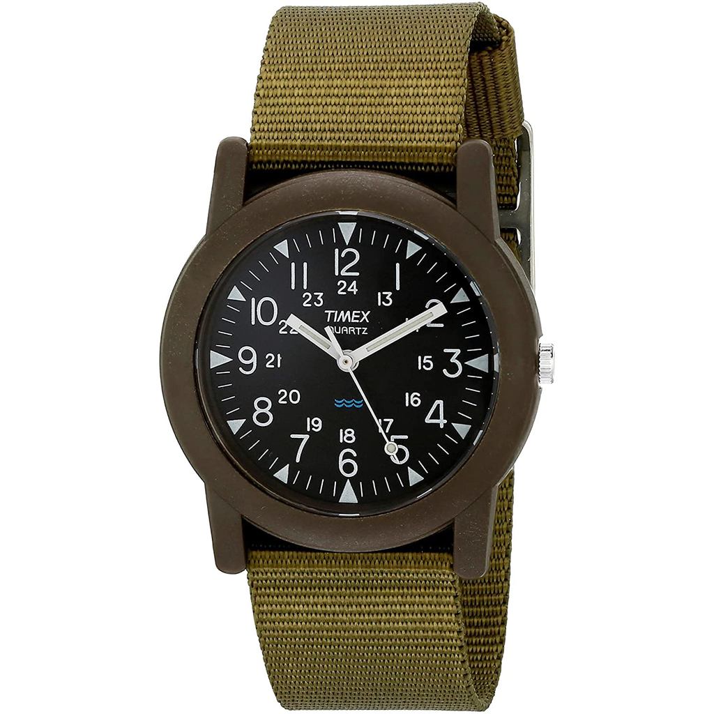 TIMEX Camper 34mm Analog Quartz Watch - Classic Reissue with 30m Water Resistance
