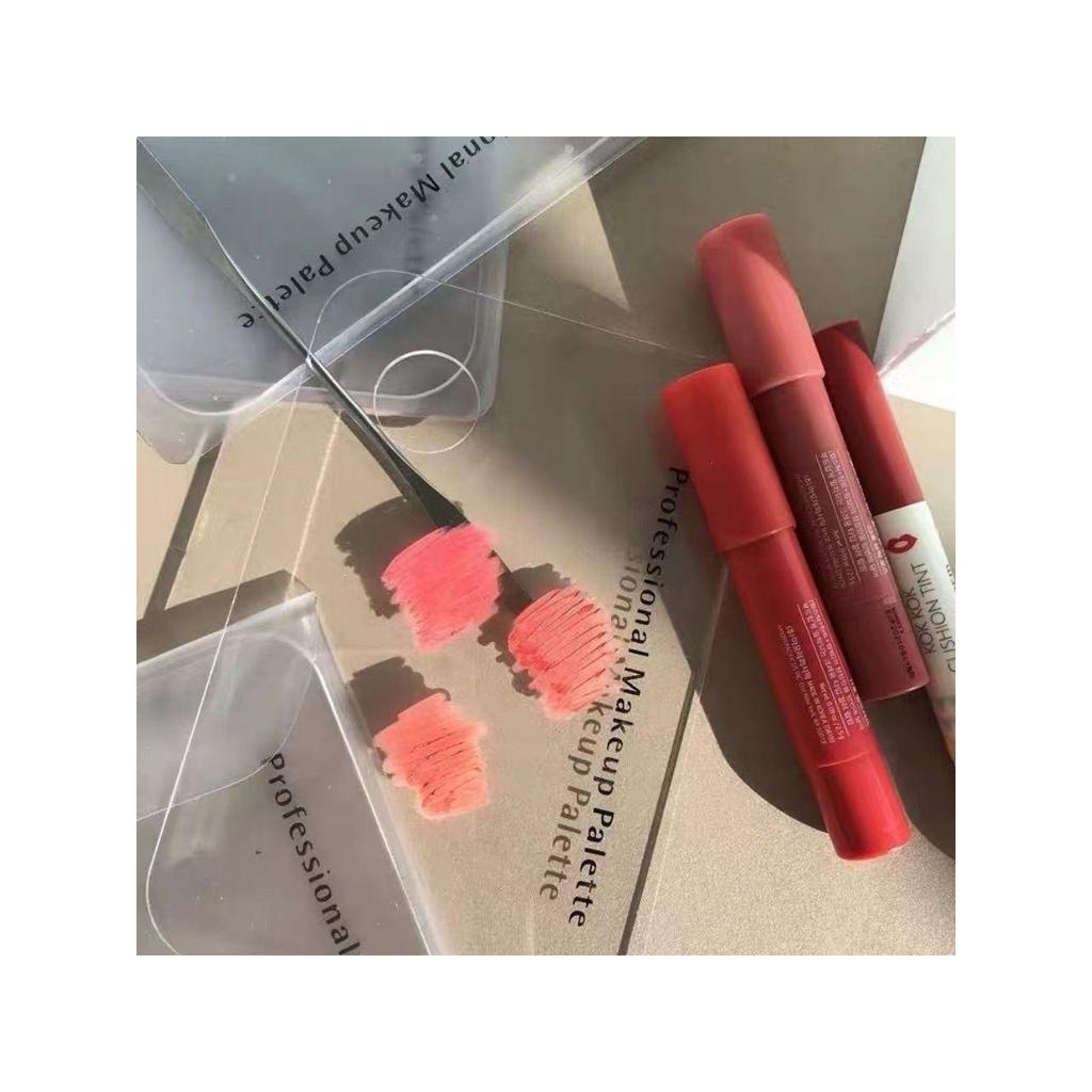 Paleta acrílica pintura maquiagem Manicure paleta transparente multifuncional conveniente maquiagem artista fundação tes