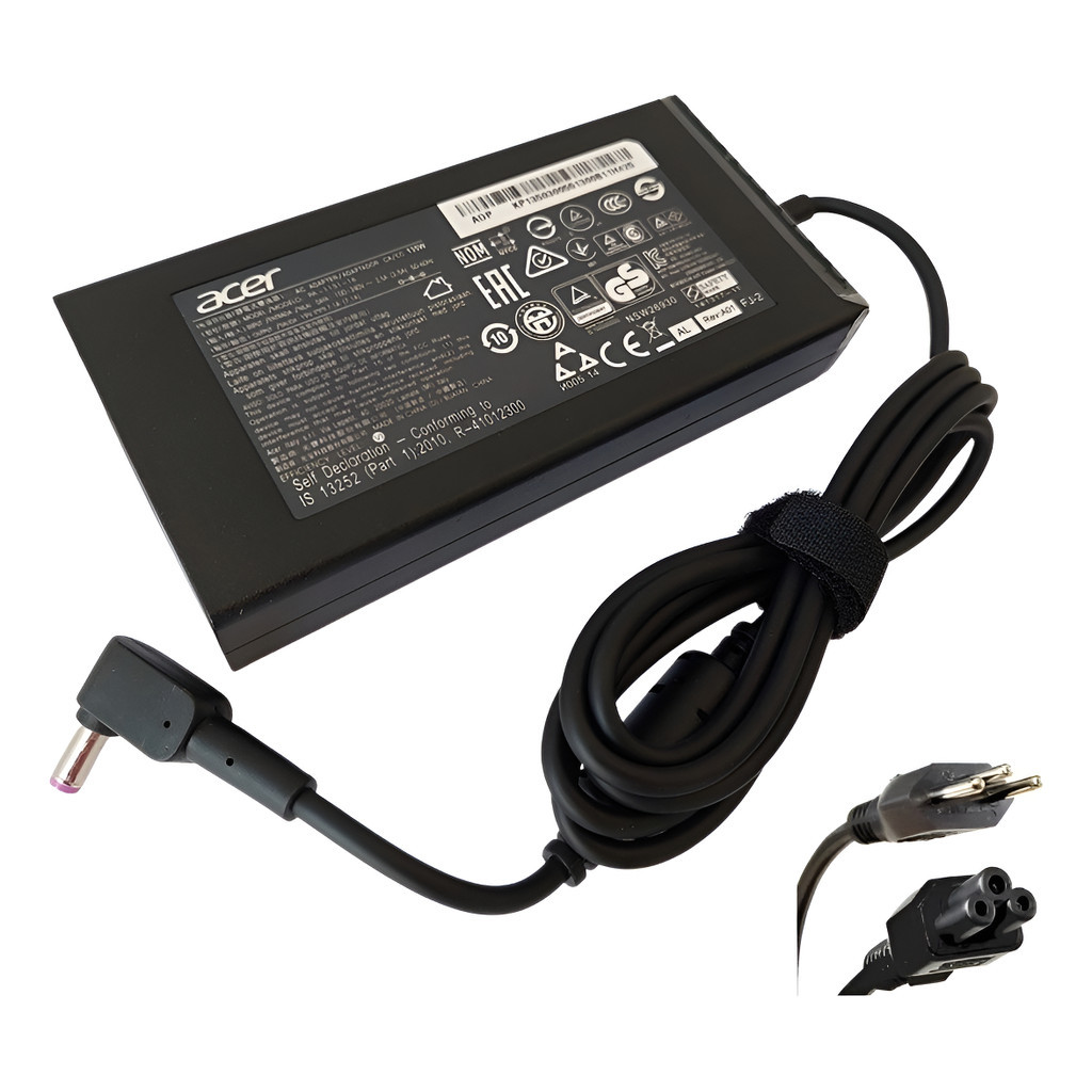 Fonte Carregador 19v 7.1a Compatível Com Acer Nitro An515-43 An515-54