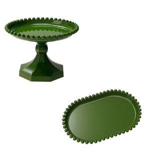 KIT 1 BANDEJA PEROLA + 1 MINI BOLEIRA PEROLA FESTA em Oferta na Shopee