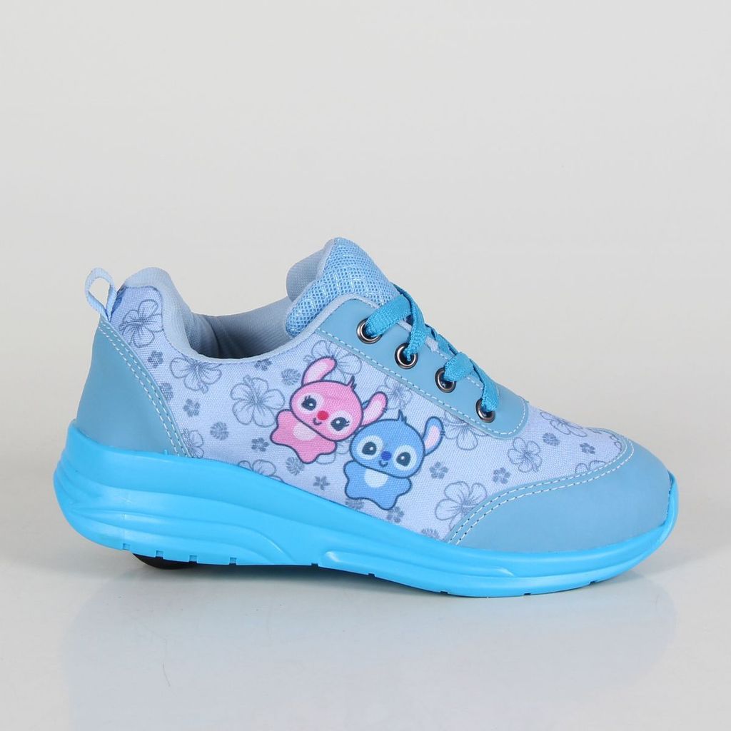 Tênis Infantil Com Rodinha Removivel Patins Sm044st Azul