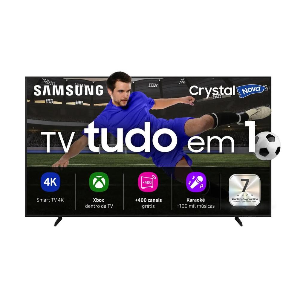 Smart TV Samsung 55" 4K UHD Crystal HDR10+ Tizen 3 HDMI Wi-Fi Bluetooth LH55BEFH4GGXZD Preto em Oferta na Shopee