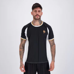Camisa Atlético Mineiro Dry Preta e Branca
