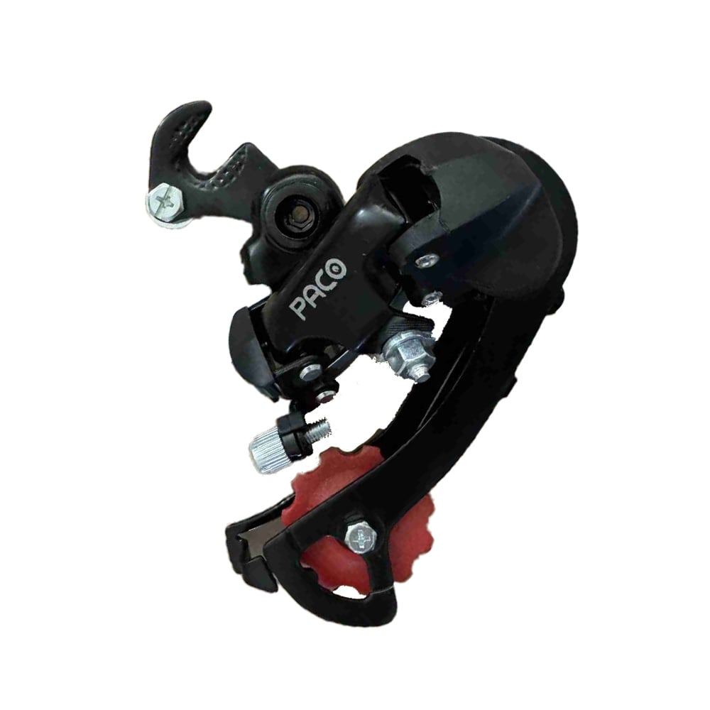 Cambio Traseiro Paco 7v com Gancheira Bike Bicicleta Max 43D
