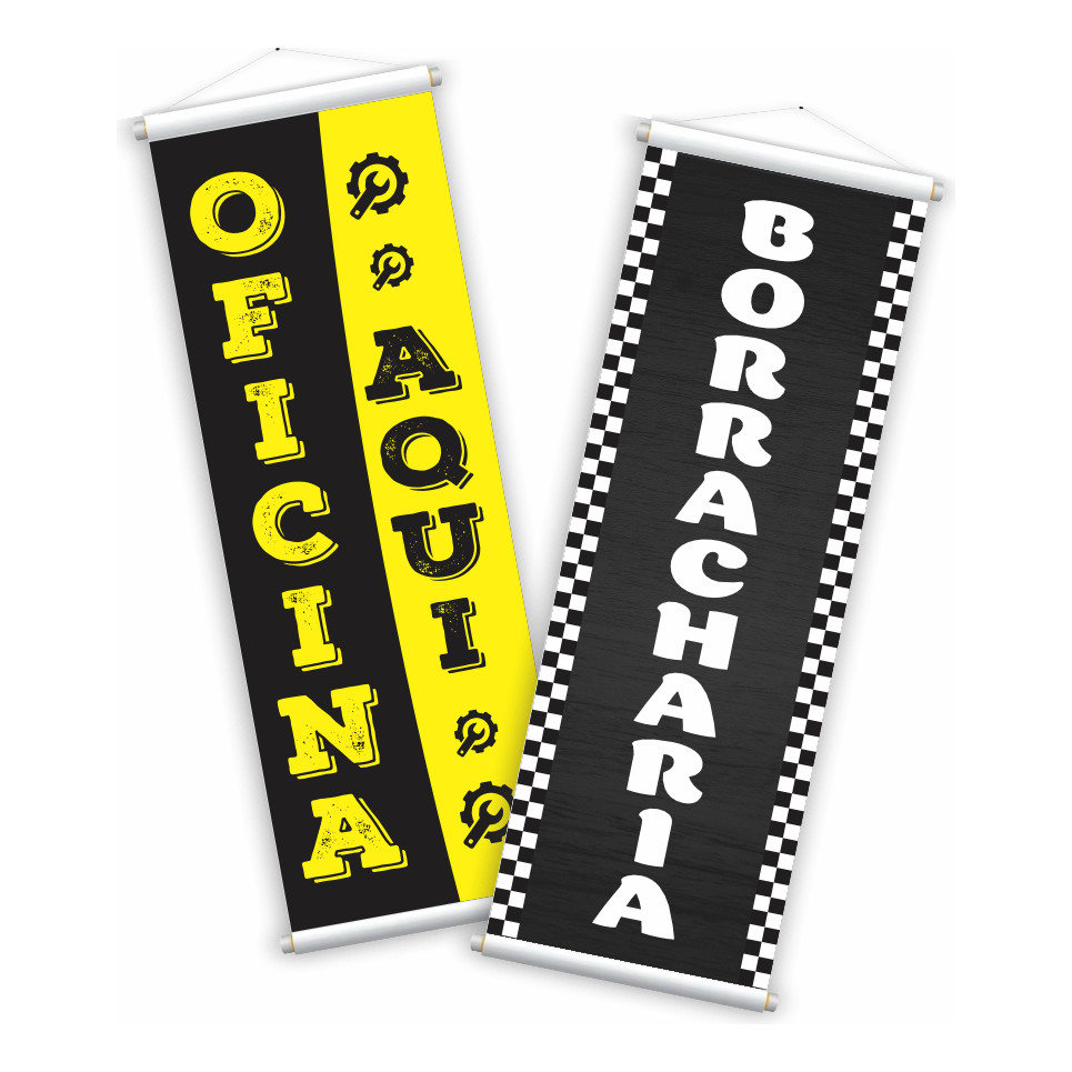 Faixas Comércio Borracharia E Troca De Óleo Oficina Porta