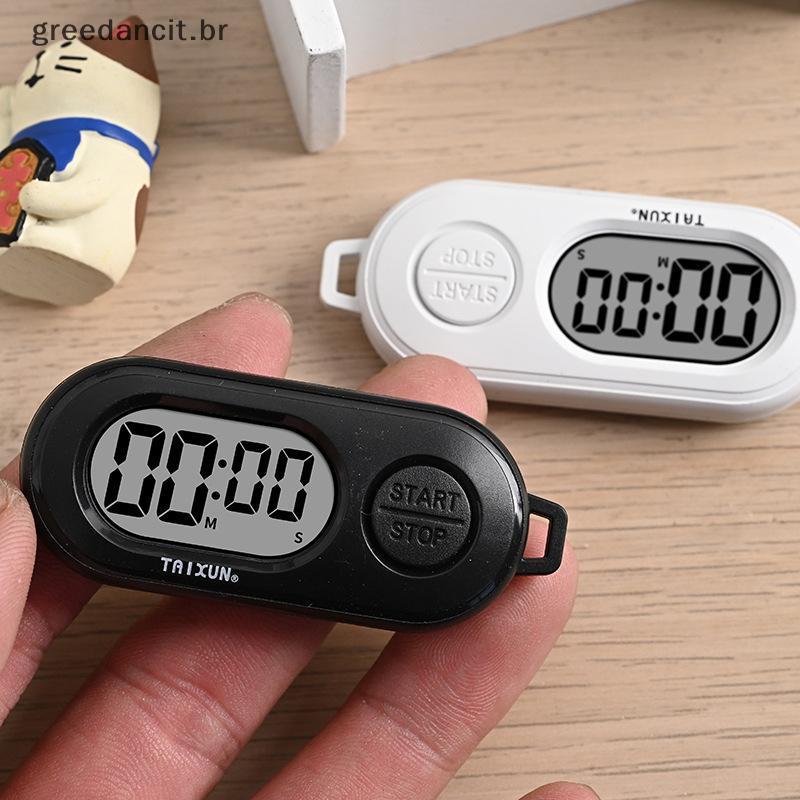 Chaveiro Com Temporizador De Parada Sports Stop Timer Tela LCD Ornamento De Tamanho Poeta Contagem Regressiva Digital Cl